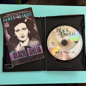 Black Dahlia 1st Printing Paperback and Black Dahlia Universal Studios DVD